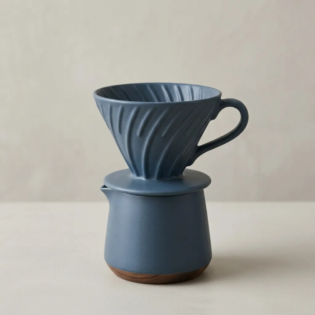 кофе-V60-капель-фильтр-чашка