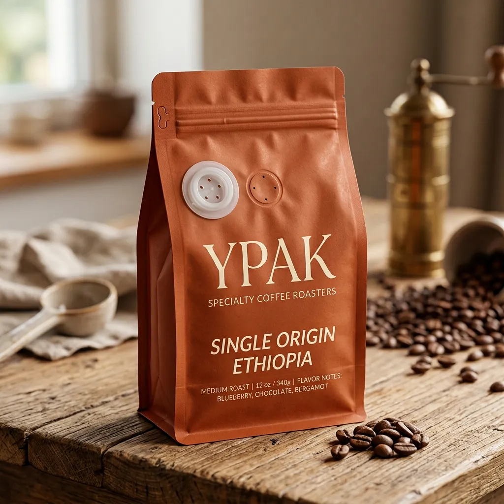 Герметичные клапаны упаковки кофе