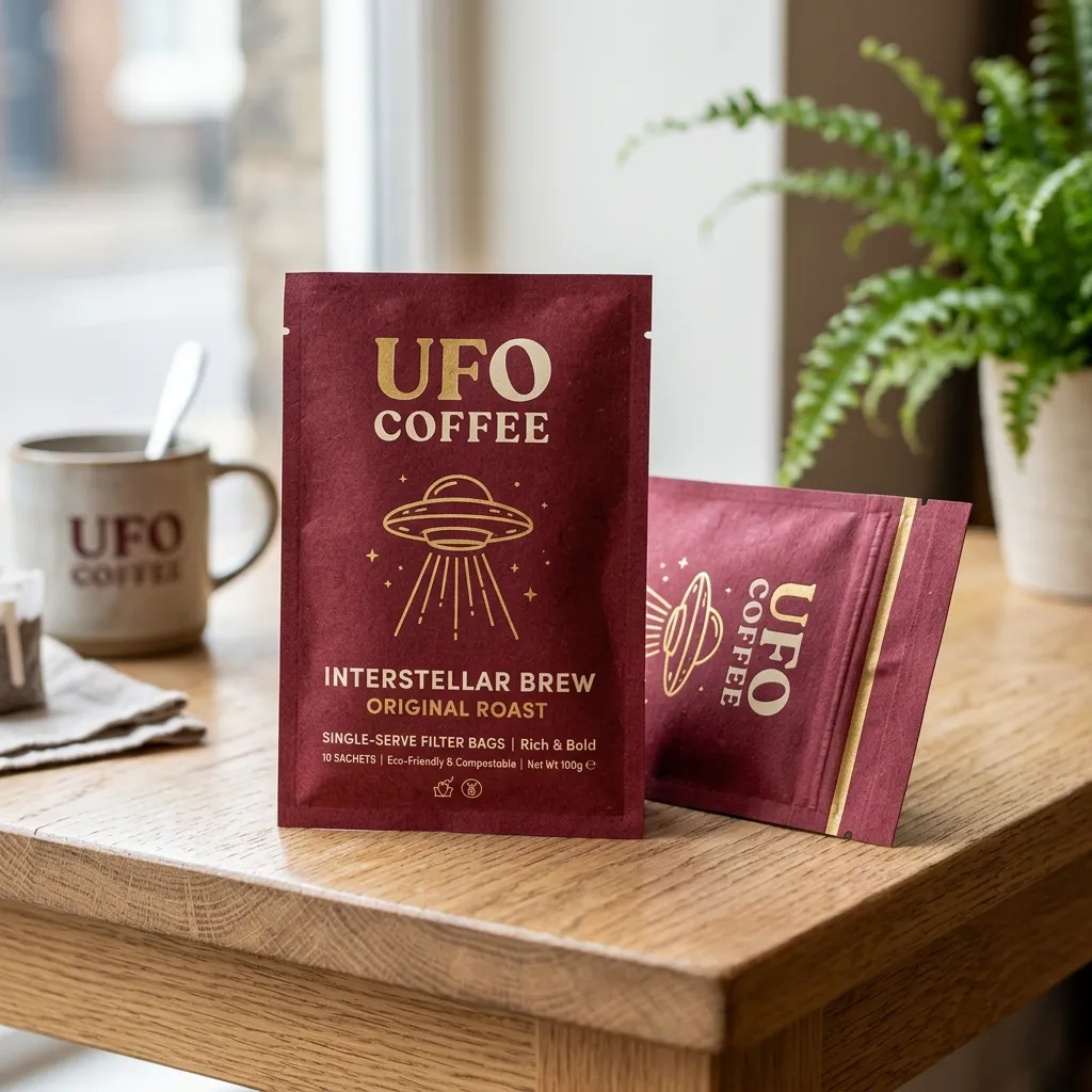 UFO_coffee_sachet_on_table_