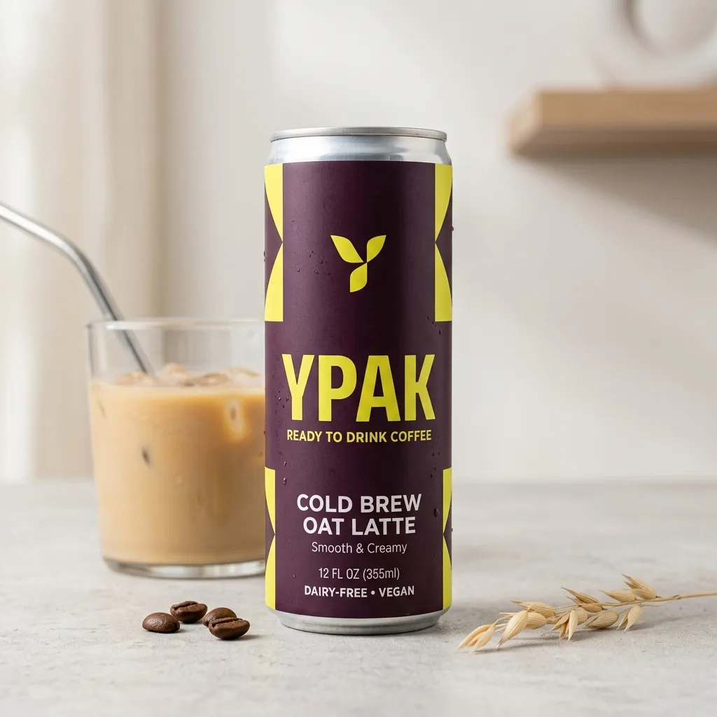 распечатанная упаковка для кофе