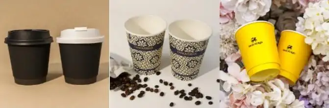 Экологичные кофейные бумажные стаканчики