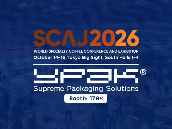 SCAJ 2026 Приглашение на выставку упаковки кофе от YPAK
