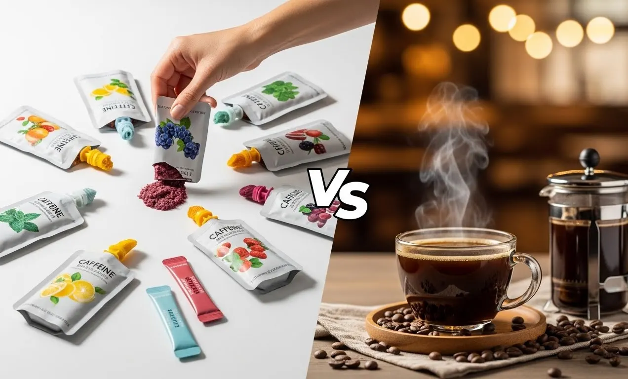 Пакетики с кофеином против кофе: Что лучше?